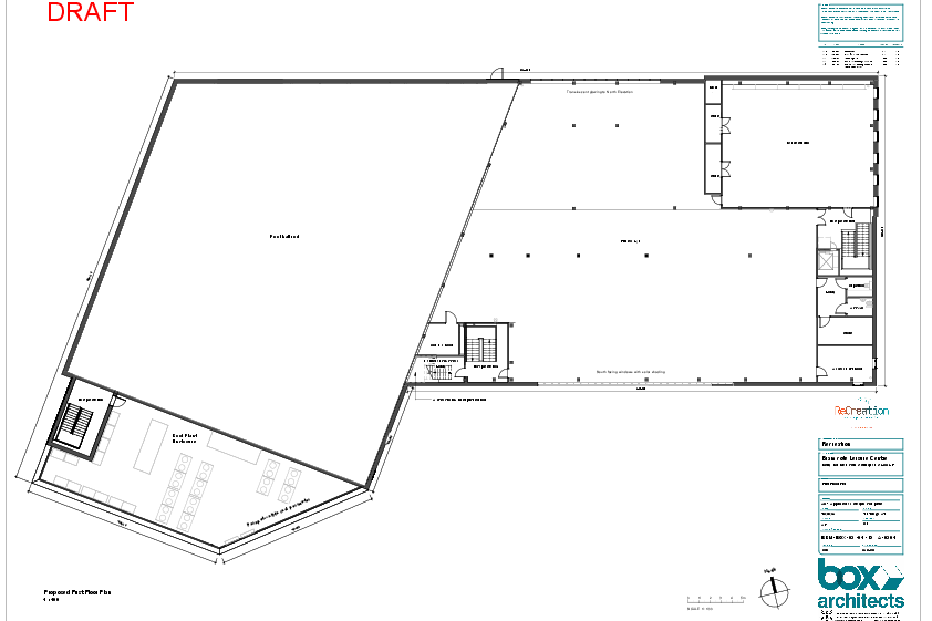 Proposed first floor plans